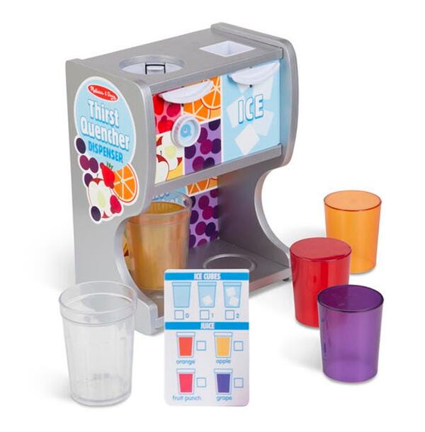 Melissa and Doug Thirst Quencher Dispenser 10 Pieces